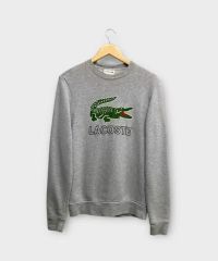LACOSTE ビッグロゴプリントスウェット トレーナー ロゴドン 刺繍