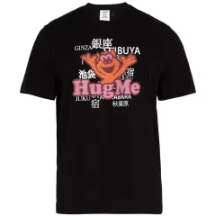 (-60%) VETEMENTS ヴェトモン ジャパン ハグミー プリント 半袖 コットン Tシャツ ブラック セサミのサムネイル
