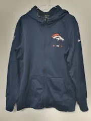 ナイキ 正規品 NFL デンバー・ブロンコス チームウェア フーディー ネイビー L