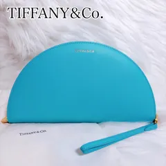 廃盤　美品　ティファニーブルー ラウンドウォレット　ハーフムーンのサムネイル