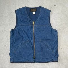 90s J.CREW ダックベスト ワークベスト アメカジ バイカー 腰ゴム