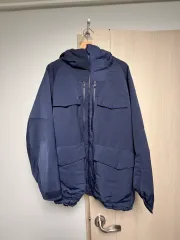 UNIQLO 白 マウンテニアリング ジャケット ネイビー XL