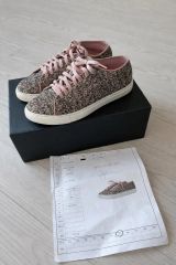 moco様専用❗❗ニューバランス574厚底23㎝ ゼブラ アニマル柄グレー
