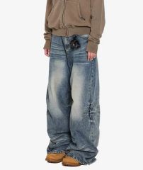 PLAYBOY x DIMITO スタッズデニムパンツ WASHED BLUE - メルカリ