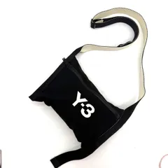 【美品】 Y-3 ワイスリー サコッシュ ショルダーバッグ ブラック 黒 ロゴ ナイロンのサムネイル
