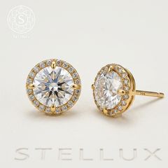 FLAGS K18 ダイヤモンドピアス 0.36ct H&C バイザーヤード風 - メルカリ