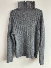 メンズ100) Club Monaco クラブモナコ ウール80 ニートセーター グレー