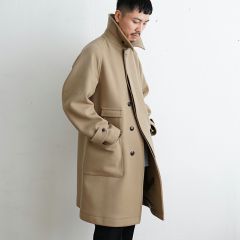 雑誌LEON搭載LARDINI（ラルディーニ）チェスターコートカシミヤ混
