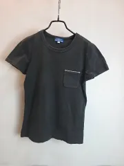 バーバリー ブルーレーベル ブラック 半袖 ポケット Tシャツ