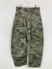 GAP ギャップ カーゴパンツ 2 カーキ フルレングス コットン カモフラージュ柄 ワイド・ルーズ レギュラー