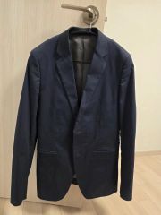 美品：Theory】25ss 高機能ジャージー シャツ ブルゾン ジャケット