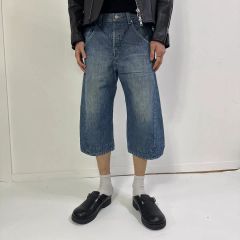 極太 Wrangler バギーデニムショートパンツ W36 Y2K 美品 - メルカリ