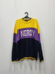 M ノルディ NERDY ビックロゴ オーバーサイズ ニット メンズ Mのサムネイル