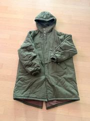 BEAMS ビームス M-65 モッズコート L フード ファー付き 中綿 - メルカリ
