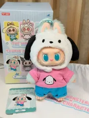 ポップマート ラブブ サンリオ キーホルダー ポチャッコ 新品 (下部開封後、未開封 新品同様