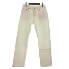 リーバイス Levi's 501 デニムパンツ ジーンズ ダメージ加工 ボタンフライ 白 ホワイト
