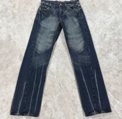 00s ozz on archive フレアデニム 刺繍 ジップ グランジ - メルカリ