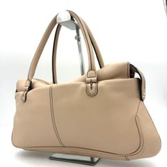 エフィー efffy ハンドバッグ レザー ベージュ 肌色 トートバッグ 本革 