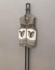 GAIJIN MADE ガイジン メイド ペルー ハンドメイド ヘビーウール カウチンベスト1のサムネイル