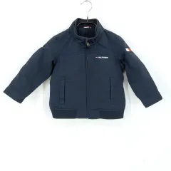 タミーヒルフィガー キッズ・ユア(YOOA) 秋冬 ジップアップ ジャケット ネイビー (HU43429)