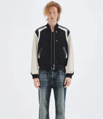 ZARA × Champion スタジャン L ネイビー バーシティジャケット - メルカリ