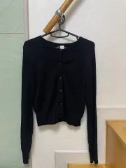 H&M Divided ブラック カーディガン M