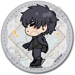 [중고] 배지 빈즈 MD (야타카 준) 가죽 배지 (원형) [TV 애니메이션 메달리스트]