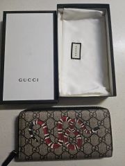 GUCCI グッチ ラウンドファスナー キングスネーク 極美品‼️ - メルカリ