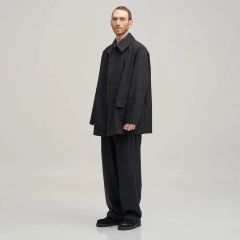 MUJILabo カシミヤ混ショートステンカラーコート - メルカリ