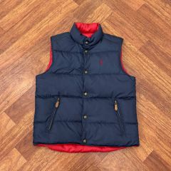 Polo Ralph Lauren ダウンベスト チェックS y2k drip - メルカリ