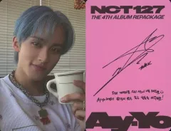 【中古】コレクションカード(男性) NCT 127/マーク(MARK)/裏面印刷サイン入り/CD「Ay-Yo」【A Ver.】封入特典フォトカード