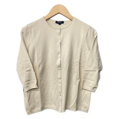 Theory ウースター クレープニット ショートスリーブ カーディガン