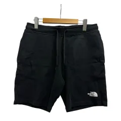 ザノースフェイス THE NORTH FACE ショートパンツ ロゴプリント ウエストゴム コットン BGK714131 M 黒 ブラック 白 ホワイト