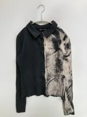 ZARA ザラ シャツ/ブラウス M その他 コットン 無地 その他総柄 ミドル丈 長袖 レギュラーカラー