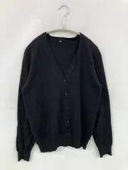 CLOSSHI クロッシー カーディガン/ボレロ M ブラック ナイロン ニット 無地 ミドル丈 長袖