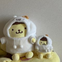 新品】ポムポムプリン マスコット うとうとシリーズ 着ぐるみ むにゅ