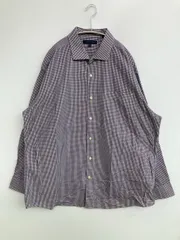 TOMMY HILFIGER トミーヒルフィガー シャツ/ブラウス XL その他 コットン チェック柄 長袖 ミドル丈
