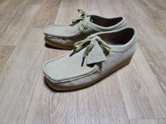 美品 クラークス ワラビー メープル スエード ローカット UK7.5 26cm