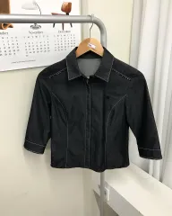 クレージュ ロゴ 7分 シャツ