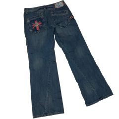 GANGSTERVILLE IRON CROSS インディゴ×ピンク 36インチ - メルカリ