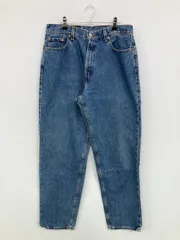 LEVI STRAUSS & CO. リーバイストラウスアンドカンパニー デニムパンツ 12 MIS M ブルー フルレングス 無地 ワンポイント ブランドロゴ ワイド・ルーズ ストレート レギュラー ヴィンテージ