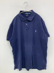 Polo Ralph Lauren ポロラルフローレン ポロシャツ XL ネイビー 無地 ワンポイント 半袖