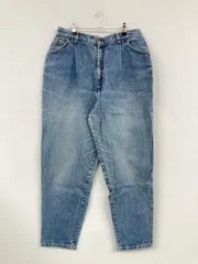 Levi's リーバイス デニムパンツ W33 L29相当 ブルー フルレングス 無地 ブランドロゴ ワイド・ルーズ スタンダード テーパード ハイウエスト レギュラー ヴィンテージ