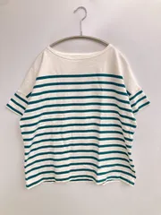 coen コーエン Tシャツ/カットソー MEDIUM その他 ボーダー柄 半袖 ボートネック