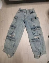 みちょぱ着用 EGOIST カーゴデニムパンツ ダメージ加工 - メルカリ