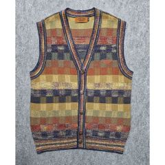 Missoni ベスト 3D マルチカラー ニット 混糸 イタリア製 Missoni ベスト 3D マルチカラー ニット 混糸 イタリア製 - メルカリ