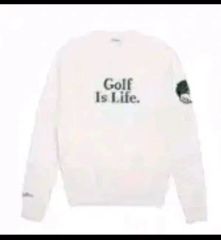 LACOSTE × GOLFICKERS スウェット　　ホワイト5-L LACOSTE × GOLFICKERS スウェット ホワイト5-L - メルカリ