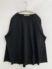 COLONY 2139 コロニートゥーワンスリーナイン Tシャツ/カットソー L ブラック 無地 ミドル丈 長袖 クルーネック(丸首)