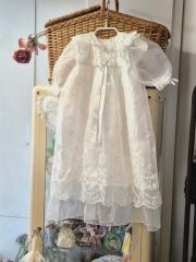 familiar】新生児 ベビー セレモニー ドレス お宮参り 50センチ - メルカリ