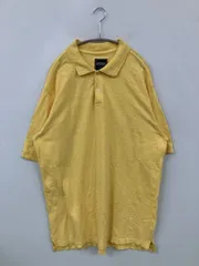 CHAMPS ポロシャツ XL イエロー 無地 半袖